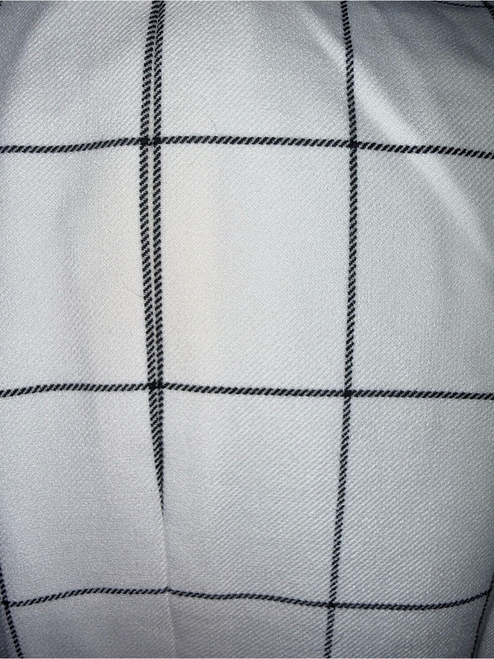 Akris Punto White Blazer with Black Windowpane Grid - Picture 4 of 5